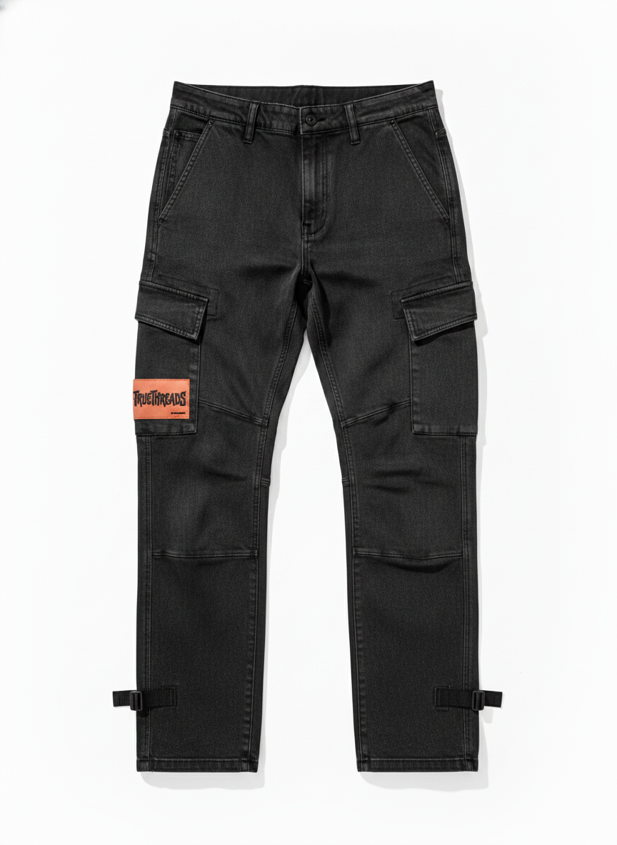 Utility Cargo — Washed Black