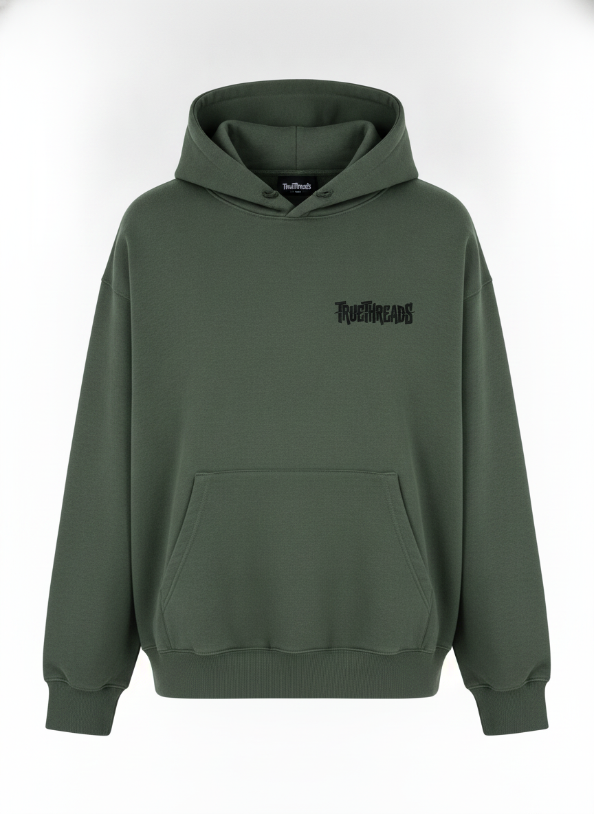 Pullover Hoodie — Washed Brown