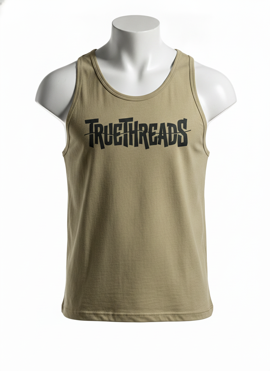 Muscle Fit Tank — Black