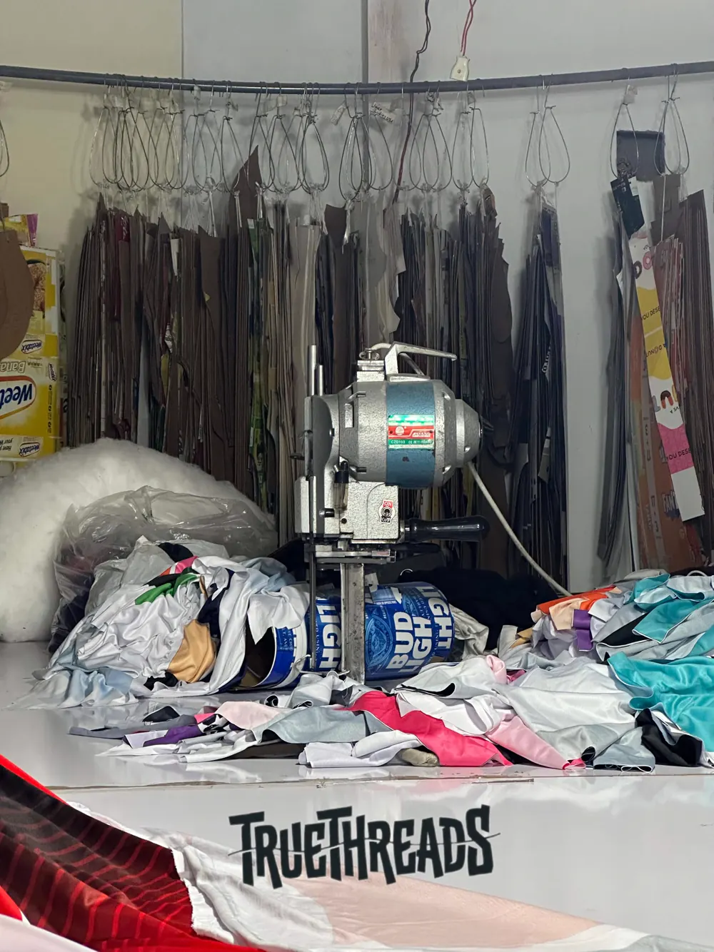 Cutting Table — Master patterns & fabric roll preparation