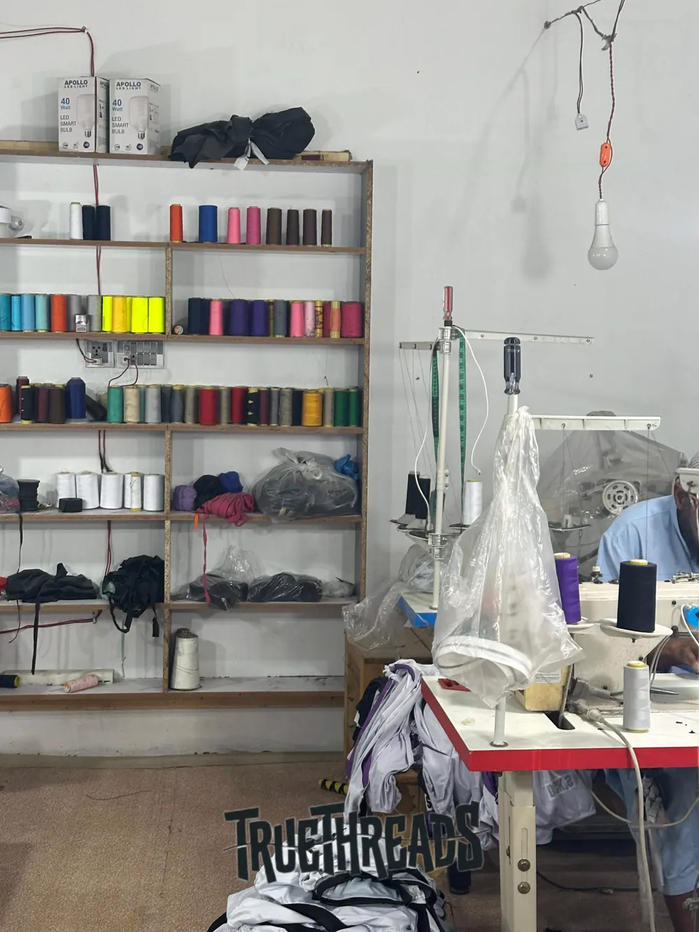 Thread Inventory — High-tensile polyester & poly-cotton thread cones